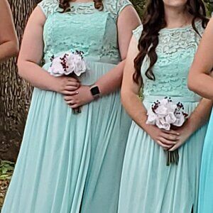 David's Bridal Bridesmaid Dress size 18